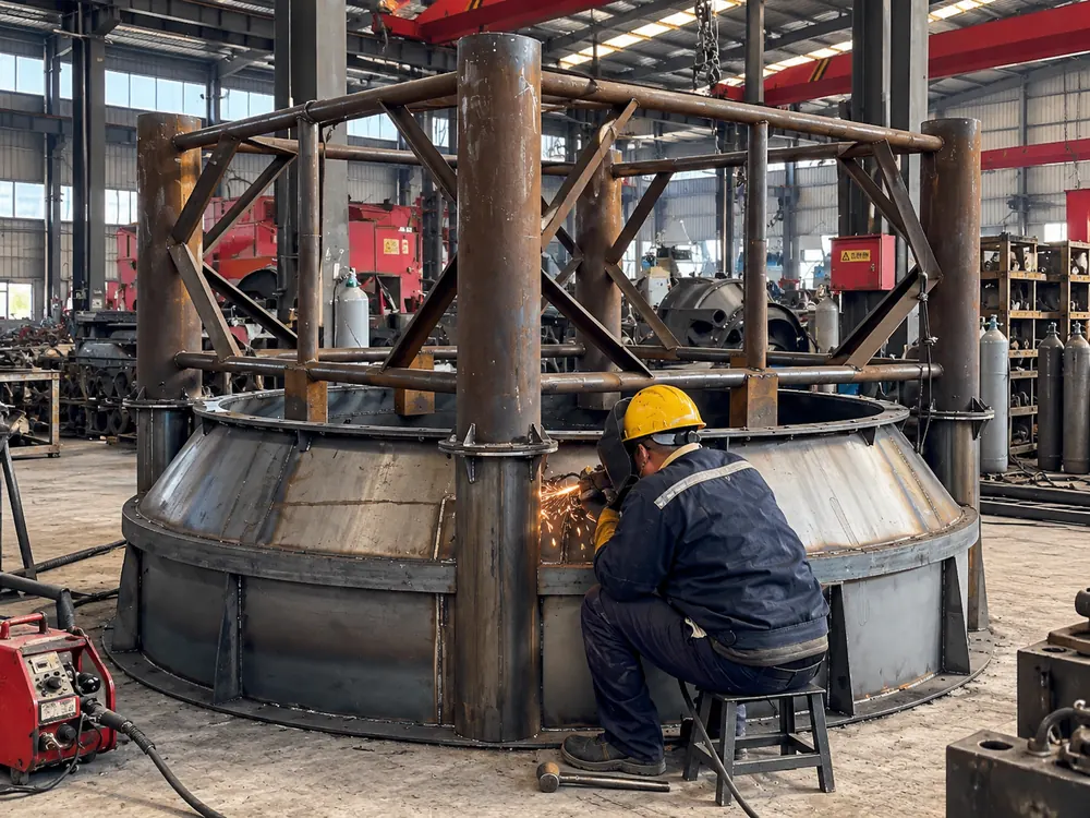 Cement silo fabrication tooling | Mikkino